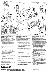 Manual de uso Schleich set 49001 World of Smurfs Casa de pitufos grande