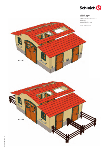 Bruksanvisning Schleich set 42110 World of Nature Hästgård