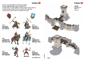 Handleiding Schleich set 42102 World of History Groot ridderkasteel