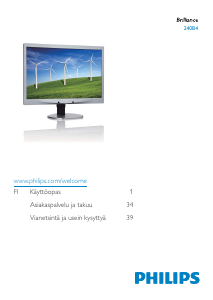 Käyttöohje Philips 240B4LPYNB LED-näyttö