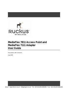 Manual Ruckus MediaFlex 7811 Access Point