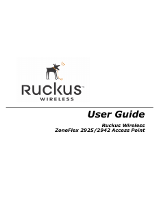 Manual Ruckus ZoneFlex 2925 Access Point