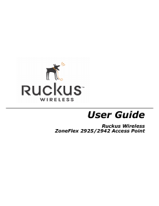 Handleiding Ruckus ZoneFlex 2942 Access point