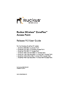 Manual Ruckus ZoneFlex 7343 Access Point