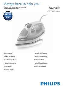 Manual de uso Philips GC2960 Plancha