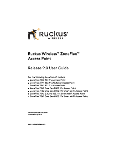 Manual Ruckus ZoneFlex 7363 Access Point