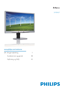 Brugsanvisning Philips 241B4LPCS LED-skærm