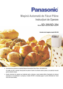 Manual Panasonic SD-254 Mașina de pâine