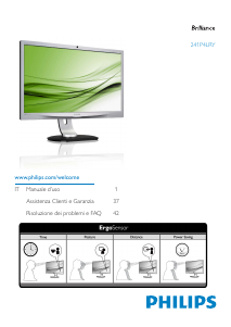 Handleiding Philips 241P4LRYEB LED monitor