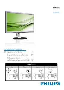 Priručnik Philips 241P4LRYEB LED zaslon