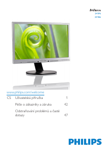 Manuál Philips 241P6QPJKES LED monitor