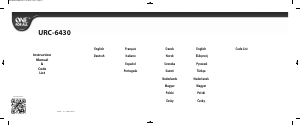 Manual One For All URC 6430 Simple 3 Telecomandă