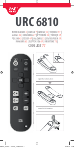 Manuál One For All URC 6810 TV Zapper Dálkový ovladač