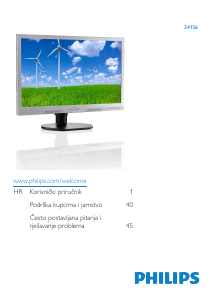 Priručnik Philips 241S6QYMB LED zaslon