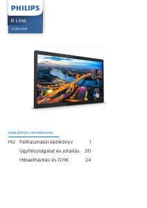 Használati útmutató Philips 242B1TFL B Line LED-es monitor