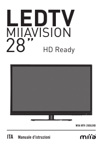 Manuale Miia MTV-28DLEHD LED televisore