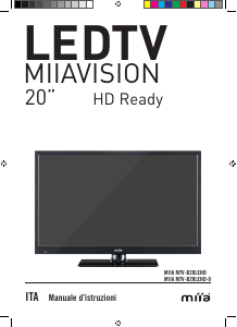 Manuale Miia MTV-B20LEHD LED televisore