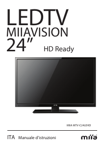 Manuale Miia MTV-C24LEHD LED televisore