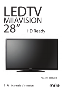 Manuale Miia MTV-C28DLEHD LED televisore