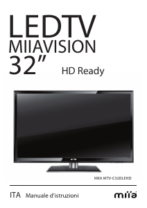 Manuale Miia MTV-C32DLEHD LED televisore