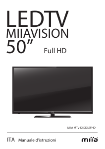 Manuale Miia MTV-D50DLEFHD LED televisore