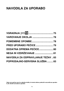 Priročnik Whirlpool AKP 120/01 WH Pečica