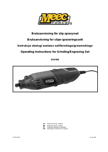 Bruksanvisning Meec Tools 010-084 Gravyrmaskin