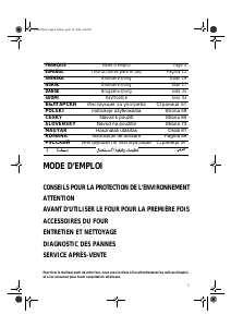 Mode d’emploi Whirlpool AKP 135 NB Four