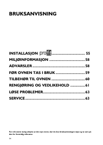 Bruksanvisning Whirlpool AKP 135/05 NB Ovn