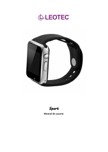Manual de uso Leotec LESW02K Smartwatch