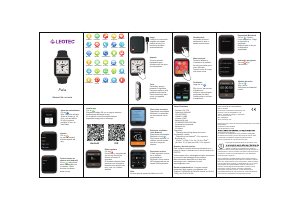 Manual de uso Leotec LESW03R Smartwatch