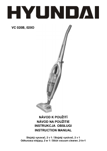 Manual Hyundai VC 020B Vacuum Cleaner