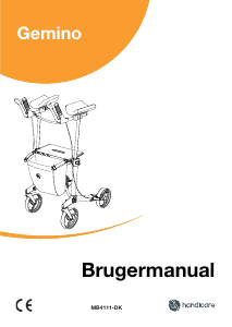 Brugsanvisning Handicare Gemino Rollator