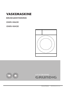 Brugsanvisning Grundig GWN 48630 Vaskemaskine