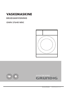 Brugsanvisning Grundig GWN 57640 WBC Vaskemaskine