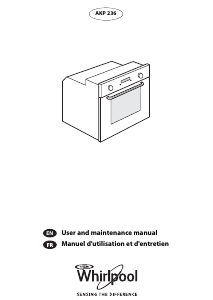 Manual Whirlpool AKP 236/NB Oven