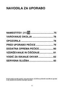 Priročnik Whirlpool AKP 239/IX/02 Pečica