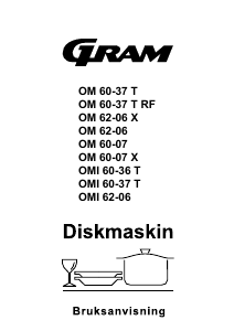 Bruksanvisning Gram OMI 60-36 T Diskmaskin