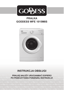 Instrukcja Goddess WFE 1015M8S Pralka