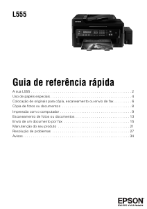 Manual de uso Epson L555 Impresora multifunción