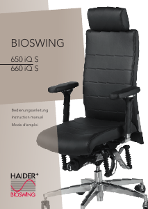Handleiding Bioswing 650 iQ S Bureaustoel