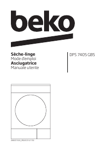 Manuale BEKO DPS 7405 GB5 Asciugatrice
