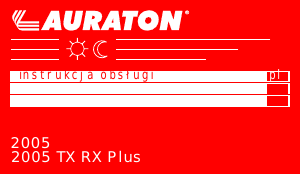Instrukcja Auraton 2005 TX RX Termostat