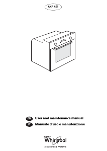 Manual Whirlpool AKP 451/ICE Oven