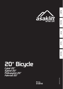 Käyttöohje Asaklitt 31-8542 Taitettava polkupyörä