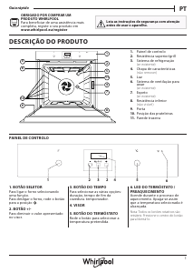 Manual Whirlpool AKP 462/IX Forno
