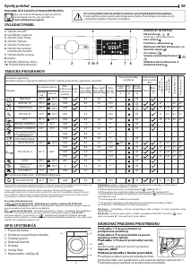 Návod Whirlpool BI WDWG 861484 EU Práčka so sušičkou