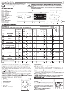 Handleiding Whirlpool BI WDWG 961484 EU Was-droog combinatie