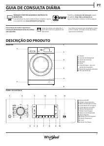 Manual Whirlpool FWDD1071681WS EU Máquina de lavar e secar roupa