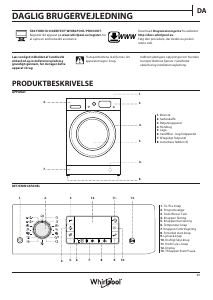 Brugsanvisning Whirlpool FWDD1071681WS EU Vaske-tørremaskine